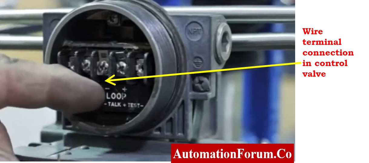 Stroke checking of control valve 4