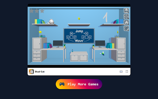 Dual Cat Game - Collect Stars and Fish to Unlock Special Rewards! Preview 5