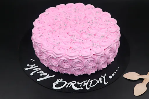 Strawberry Rose Cake