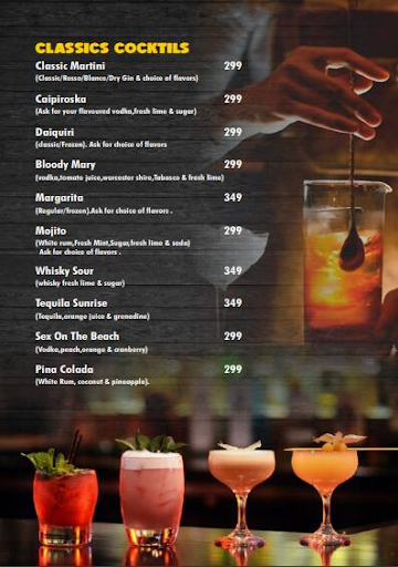 Brew Kings menu 