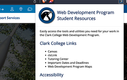 Clark College Web Development small promo image