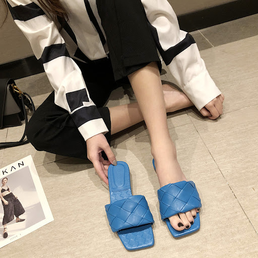 Title 13, Flat Woven Mules for Women. Comfortable and sty...