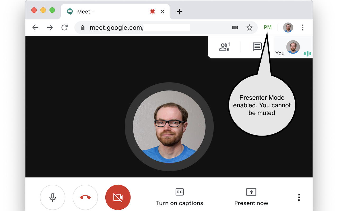 Google Meet Presenter Mode Preview image 0