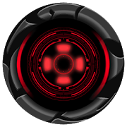 Dark Red Alien Tech Theme  Icon