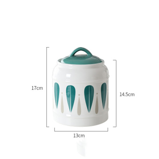 Title 6, Large-capacity kitchen food bottle with lid, pe...