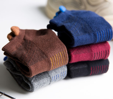 Blumen-Sportsocken mit Frottee-Unterseite für Boote, ideal für Sport, weich und bequem, toller Halt