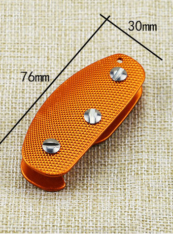 Aluminum key clip keychain