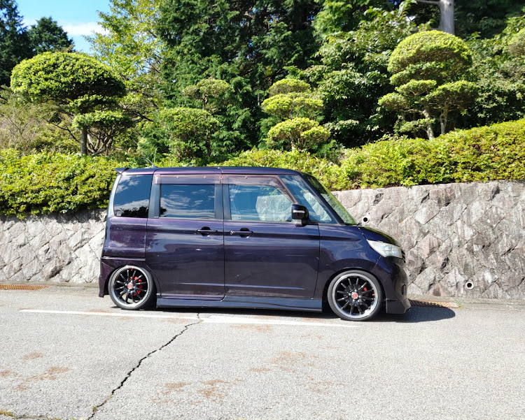 パレットSWの上がったり下がったり・車高　スペーサー・秋の全国交通安全運動に関するカスタム事例の投稿画像3枚目