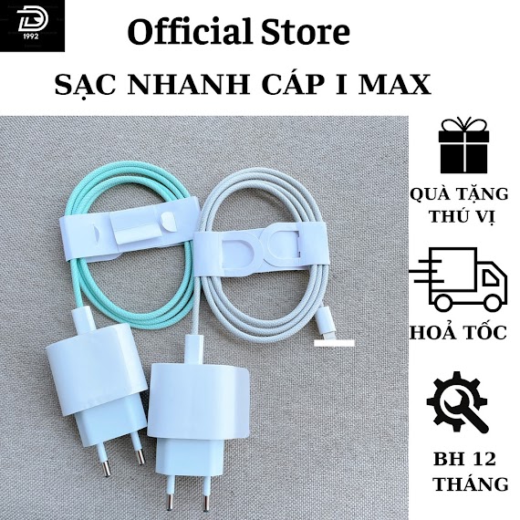 Bộ Sạc Nhanh Pd Củ Sạc Cáp Sạc Nhanh 20W Bảo Hành 1Năm Sạc Nhanh Chuẩn Dòng 20W