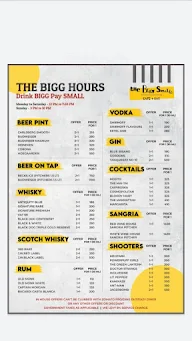 The Bigg Small Cafe + Bar menu 8