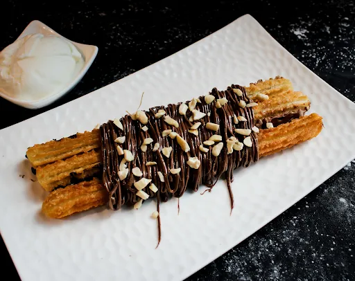 Nutty Nutella Loaded Churros
