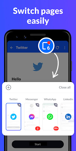 Screenshot All Messenger - All Social App