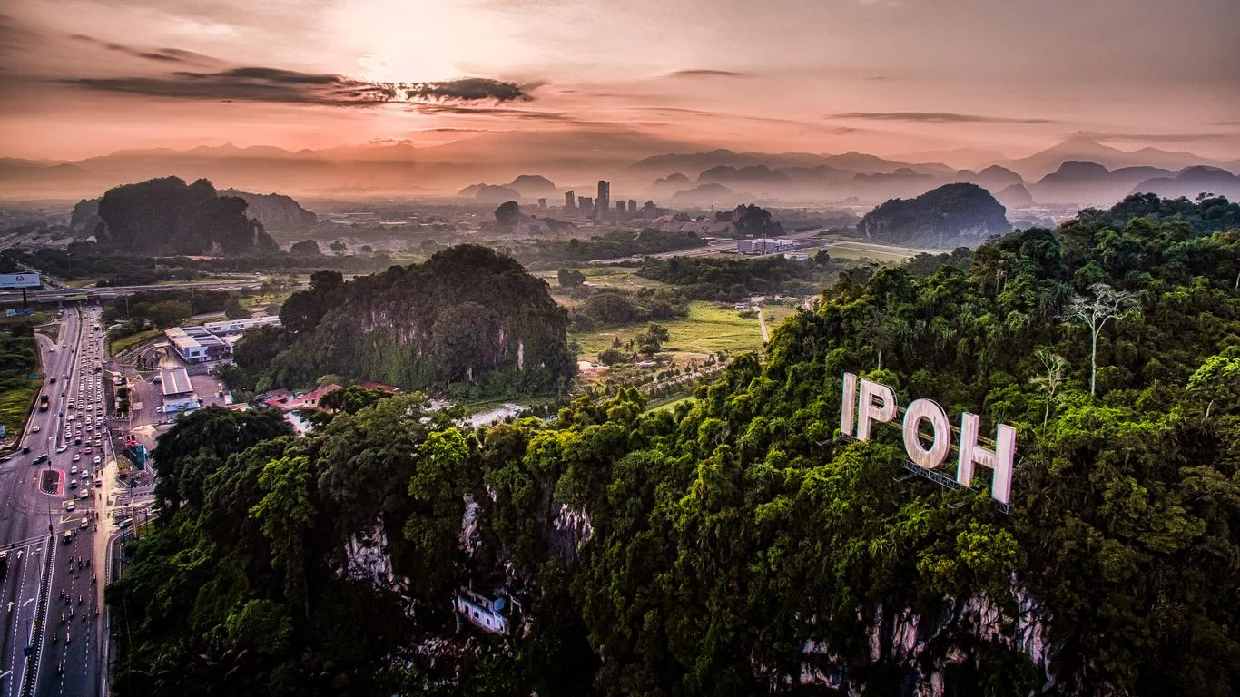 Panoramic view of Ipoh