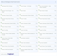 Ashapura Fast Food Corner menu 1