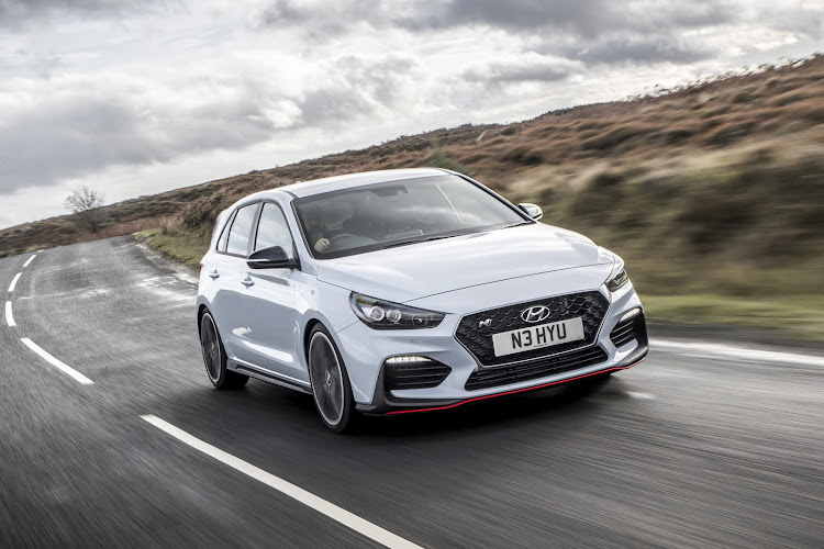 Hyundai has confirmed that its high-performance i30N will be launched in SA in January to light up the hot-hatch wars. Picture: SUPPLIED