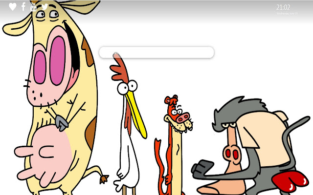 Cow and Chicken HD Wallpapers NewTab