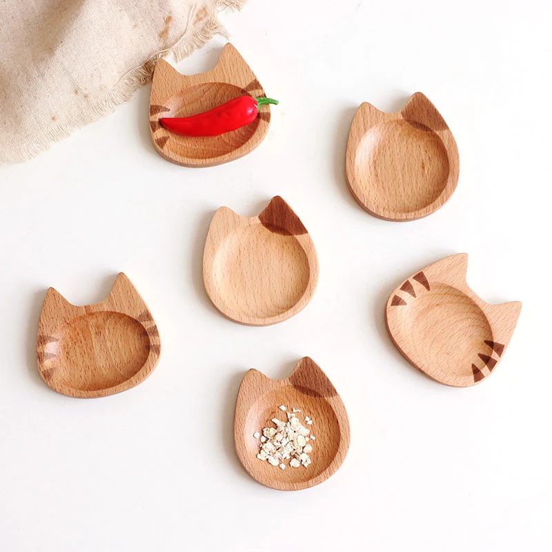 Cat Plat en bois massif