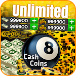 Cover Image of ดาวน์โหลด Coins and Cash for 8 ball Pool Prank 2.4 APK