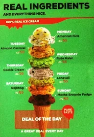 Havmor Ice Cream menu 1