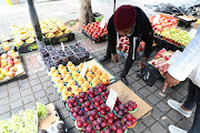 An informal trader during an interview with Sowetan in Kerk street in Johannesburg.
