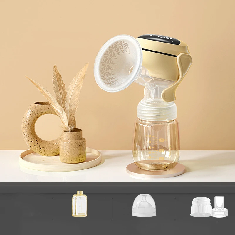 Tire-lait électrique intégré, authentique, totalement automatique et silencieux. Simplifiez l'allaitement, discret et efficace pour votre confort.