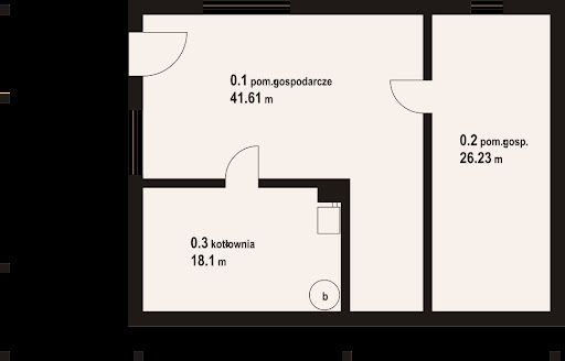 Świdnica 45 m - Rzut piwnicy