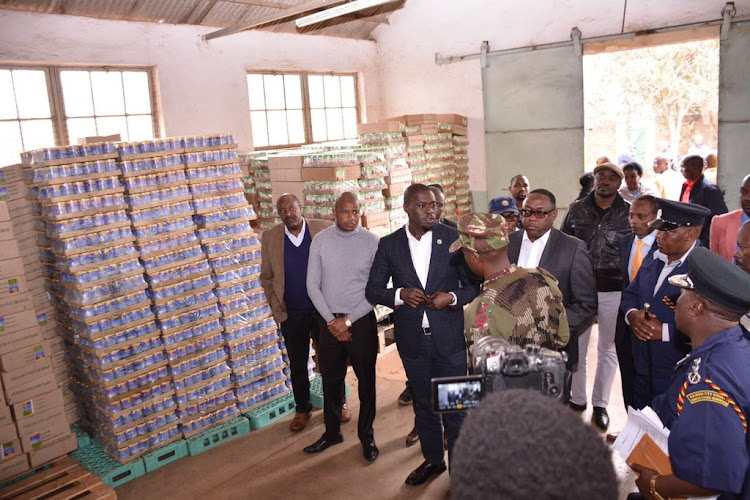 Nairobi Governor Johnson Sakaja at the inspectorate training school on September 9,2022.