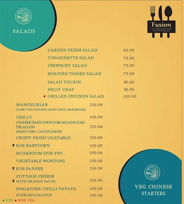 Fusion menu 