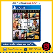 Đĩa Game Ps4: Grand Theft Auto V Premium Edition (Gta 5)