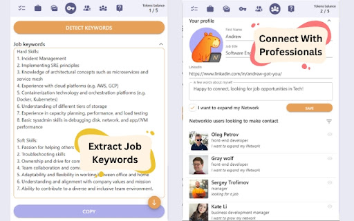 Job Search Tracker & Network - Networkio