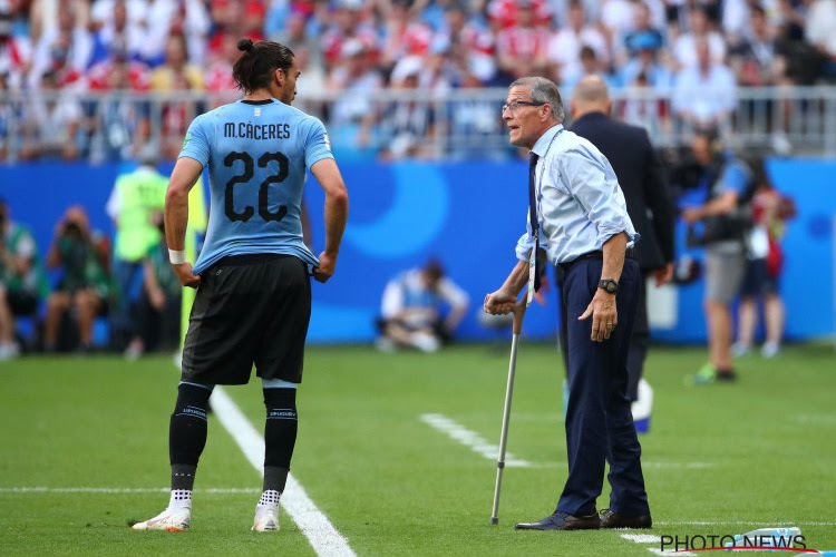 Défait par la France en quart de finale du Mondial, Tabarez prolonge l'aventure avec la Celeste