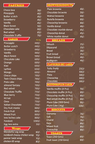 Citizen Bakers menu 2