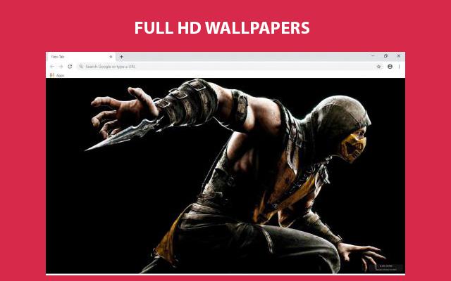 Mortal Kombat X Wallpapers and New Tab