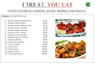 I Treat, You Eat menu 3