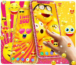 Funny Smiley Face Emoji Live Wallpaper Aplicații Pe Google Play