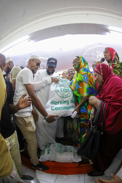 Former Mombasa Governor Ali Hassan Joho with other coastal leaders in Kilifi County on March 23, 2024.