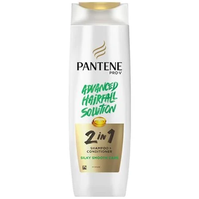 Pantene 2-In-1 Silky Smooth Care Shampoo + Conditioner - 340 ml