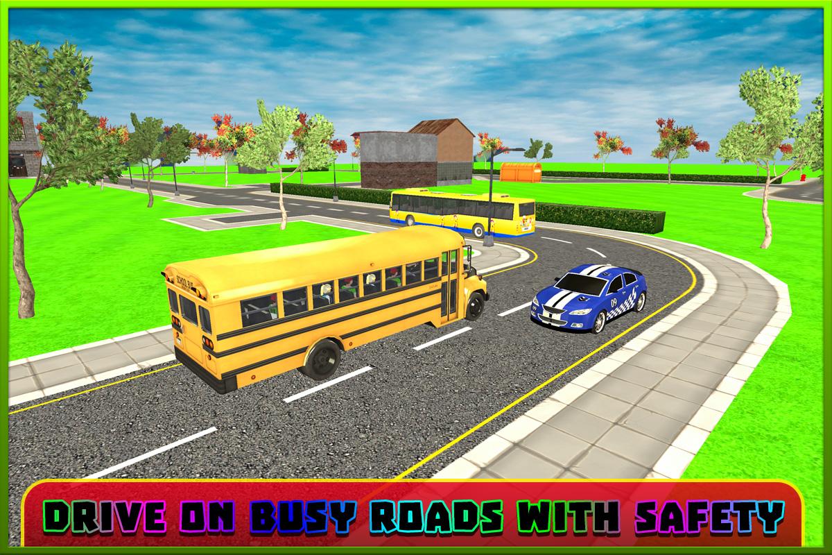    School Bus Coach Simulator 3D- screenshot  