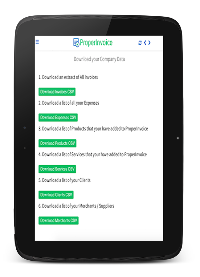    ProperInvoice- screenshot  
