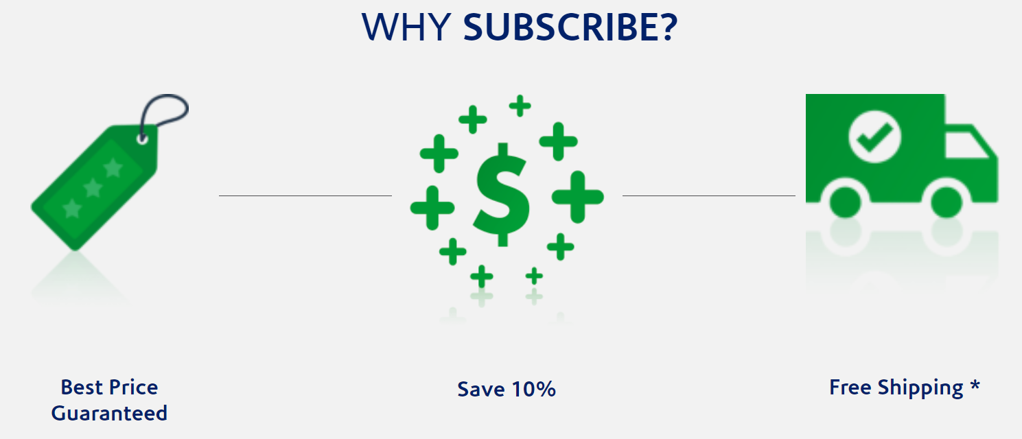 Vitamin Shoppe’s subscription service perks