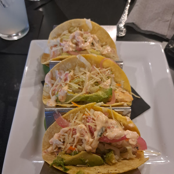 Salmon tacos