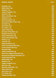 Agra Sweets Banjara menu 4