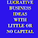 LUCRATIVE BUSINESS IDEAS WITH LITTLE OR NO CAPITAL icon