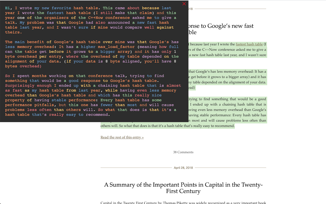 English syntax highlighter Preview image 0