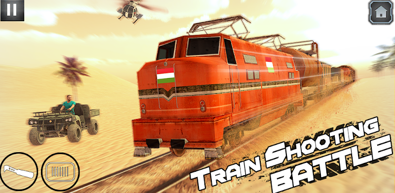 Indian Train Shooting- New Train Robbery Game 2k20