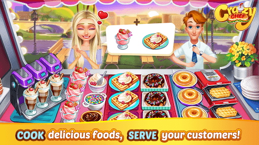 Crazy Chef: Fast Restaurant Cooking Games screenshots 1