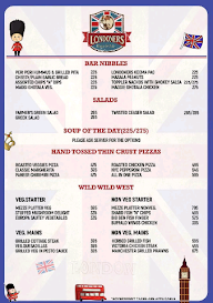 Londoners menu 3