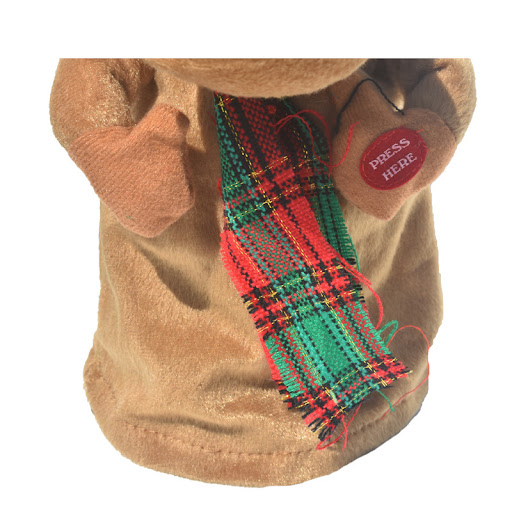 Title 3, Electric Dancing Elk Plush Doll Reindeer Christ...
