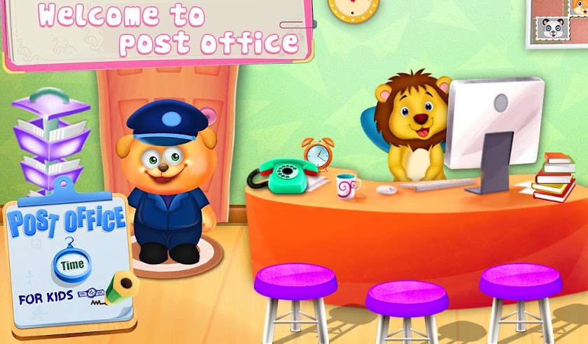 Post Office Time For Kids Screen 1