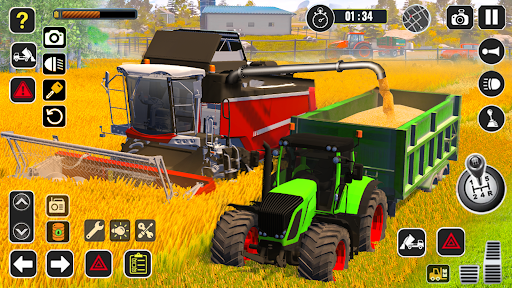 Screenshot Tractor Farming Game Harvester